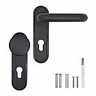 Ручки протипожежні на планці CISA 07070.24 фіксована-натискна чорний, фото 7