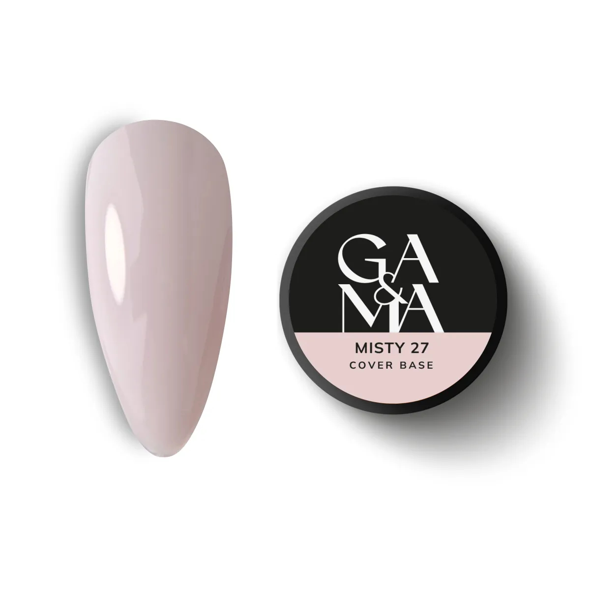 Cover base 027 Misty / Камуфлююча база 027 Місті - 30 мл, фото 1