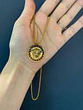 Підвіска Versace в лимонному золоті, фото 3