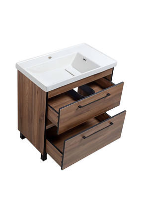 Тумба підлогова Valencia Т-8 80 см з умивальником, фото 2