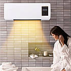 Настінний тепловентилятор з пультом, 1500 Вт, 3 режими / Настінний вентилятор / Тепловентилятор дуйка на стіну, фото 2