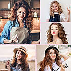 Плойка для волосся п'ять хвиль з регулюванням температури / Плойка для локонів / Плойка 5 хвиль / Плойка п'ять хвиль, фото 2