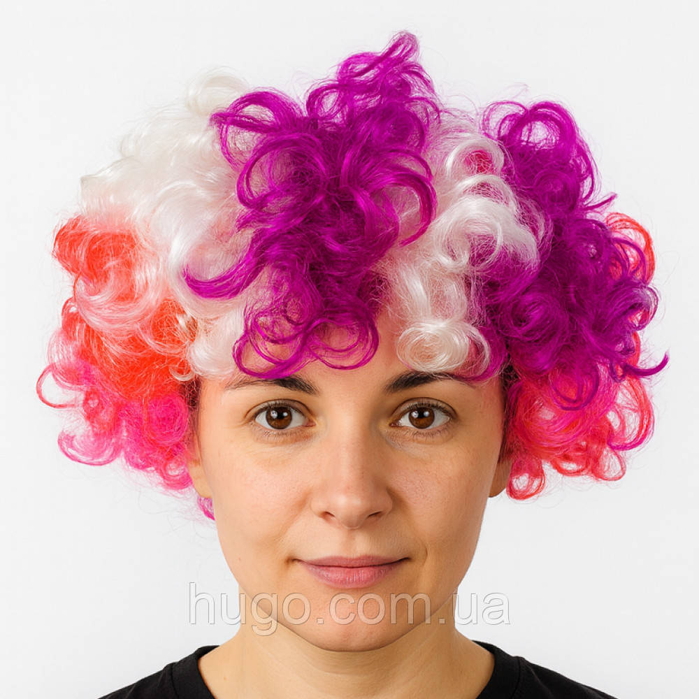Перука клоуна / Перука на Хеллоуїн / Перука карнавальна / Клоунська перука / Перука для клоуна, фото 1