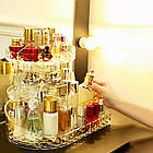 Обертовий органайзер для косметики JN-110 / Акриловий органайзер / Підставка для косметики, фото 2