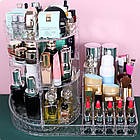 Обертовий органайзер для косметики JN-110 / Акриловий органайзер / Підставка для косметики, фото 6