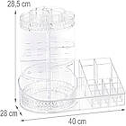 Обертовий органайзер для косметики JN-110 / Акриловий органайзер / Підставка для косметики, фото 8