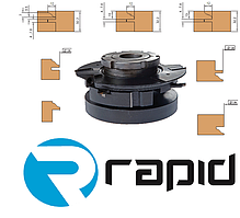 Комплект фрез для обробки прямолінійної і криволінійної обв'язки і фільонки