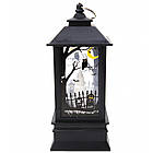 Ліхтар на Хеллоуїн з LED-підсвічуванням 20х8х8см / Декоративний LED ліхтар / Декор для Хеллоуїна, фото 4