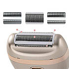 Жіночий епілятор для гоління 5ВТ, IPX5, SURKER 150 / Водонепроникна бритва для жінок / Електробритва, фото 5