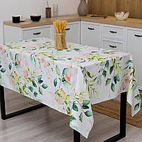 Скатертина водовідштовхувальна Квіти прямокутна 120*170см