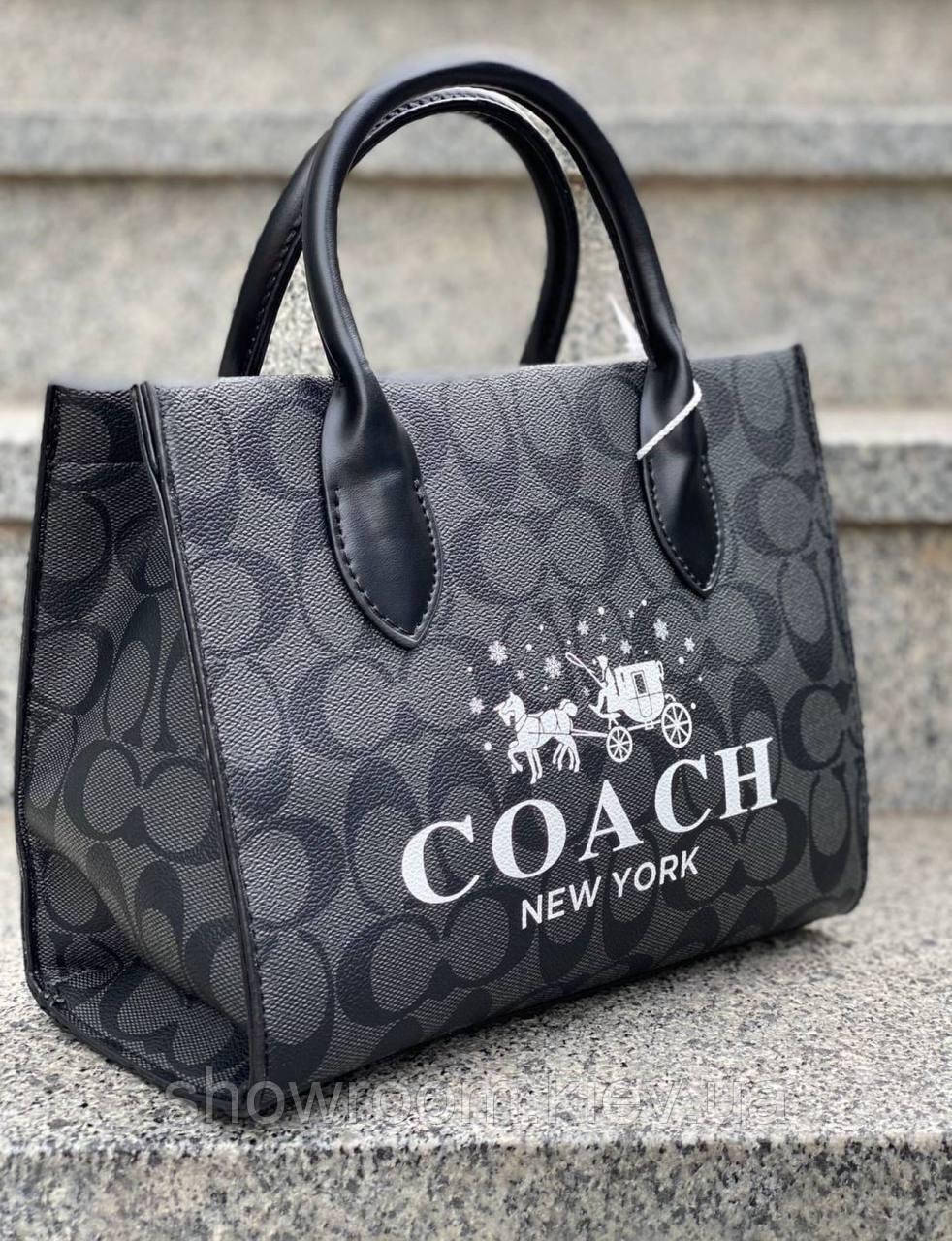 Жіноча сіра сумка Coach (6612), фото 1