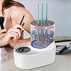 Електричний очисник пензлів для макіяжу / Автоматичний очисник пензлів / Чистилка для пензлів, фото 3