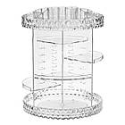 Органайзер для косметики, що обертається на 360°, CX-288 / Кругла прозора підставка / Підставка для косметики, фото 7