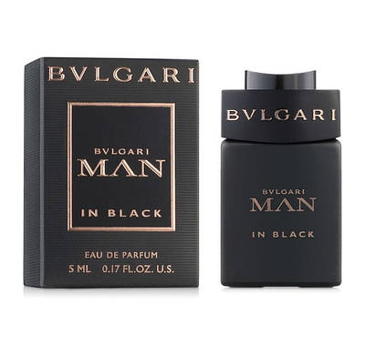 Мініатюра парфумованої води Bvlgari Man In Black 5ml оригінал, солодкий східний аромат для чоловіків