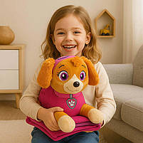 М’яка іграшка з пледом Paw Patrol Скай Kids Hits 2в1 — подушка з ковдрою 115×75 см, арт. KH71/002L, фото 3