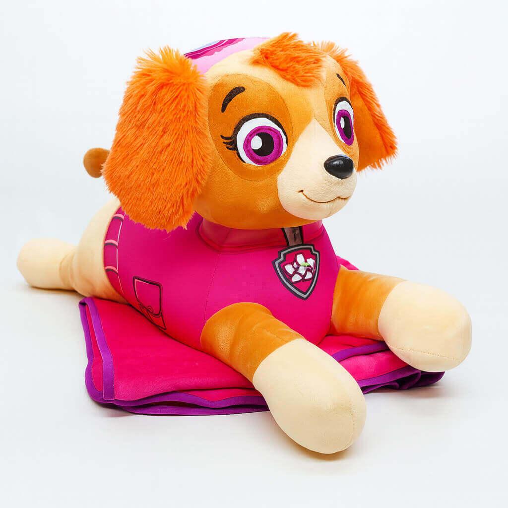М’яка іграшка з пледом Paw Patrol Скай Kids Hits 2в1 — подушка з ковдрою 115×75 см, арт. KH71/002L, фото 1