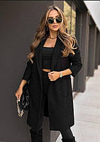 Жіноче пальто барашек букле великого розміру, фото 7