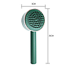 Самоочисна щітка для волосся, 25см, Зелена / Масажна щітка для волосся / Гребінець для волосся, фото 10