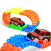Дитячий гнучкий трек 220 деталей, Magic Tracks, з 1 машинкою / Гоночний трек, що світиться / Гоночна траса, фото 5
