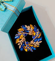 Брошка патріотична "Віночок" в подарунковій коробці