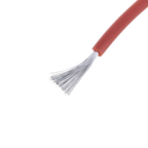 Силіконовий дріт 18AWG (0.75 mm2-150/0.08TS) коричневий, 1 м, фото 1