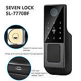 Розумний біометричний замок SEVEN LOCK SL-7770BF, фото 9