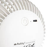 Бездротовий вентилятор USB-C 2 режими роботи із затискачем Ruhhy 25566 1200 мАг, фото 4