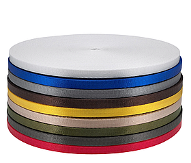 Стрічка для ременів і сумок щільна Глянцева ширина 10мм