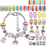 Дитячий Набір для виготовлення прикрас 107 елементів із коробкою Kruzzel 20342, фото 2