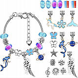 Дитячий Набір для виготовлення прикрас 107 елементів із коробкою Kruzzel 20342, фото 3