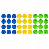 Дитячий Конструктор, що розвиває "будівельна соломка з тентом" 100 шт Kruzzel 24536, фото 5