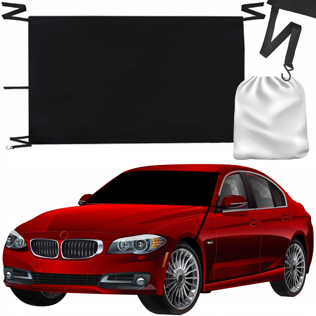 Антиморозний чохол універсальний на скло від снігу та сонця Xtrobb OA4565, фото 1