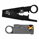 Тестер кабелю RJ45 RJ11, мережевий комплект інструментів з чохлом Bigstren 25835, фото 3