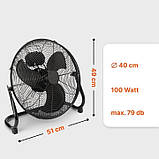 Вентилятор підлоговий діаметром 40 Profi Care PC-VL 3065 100 Вт, фото 7