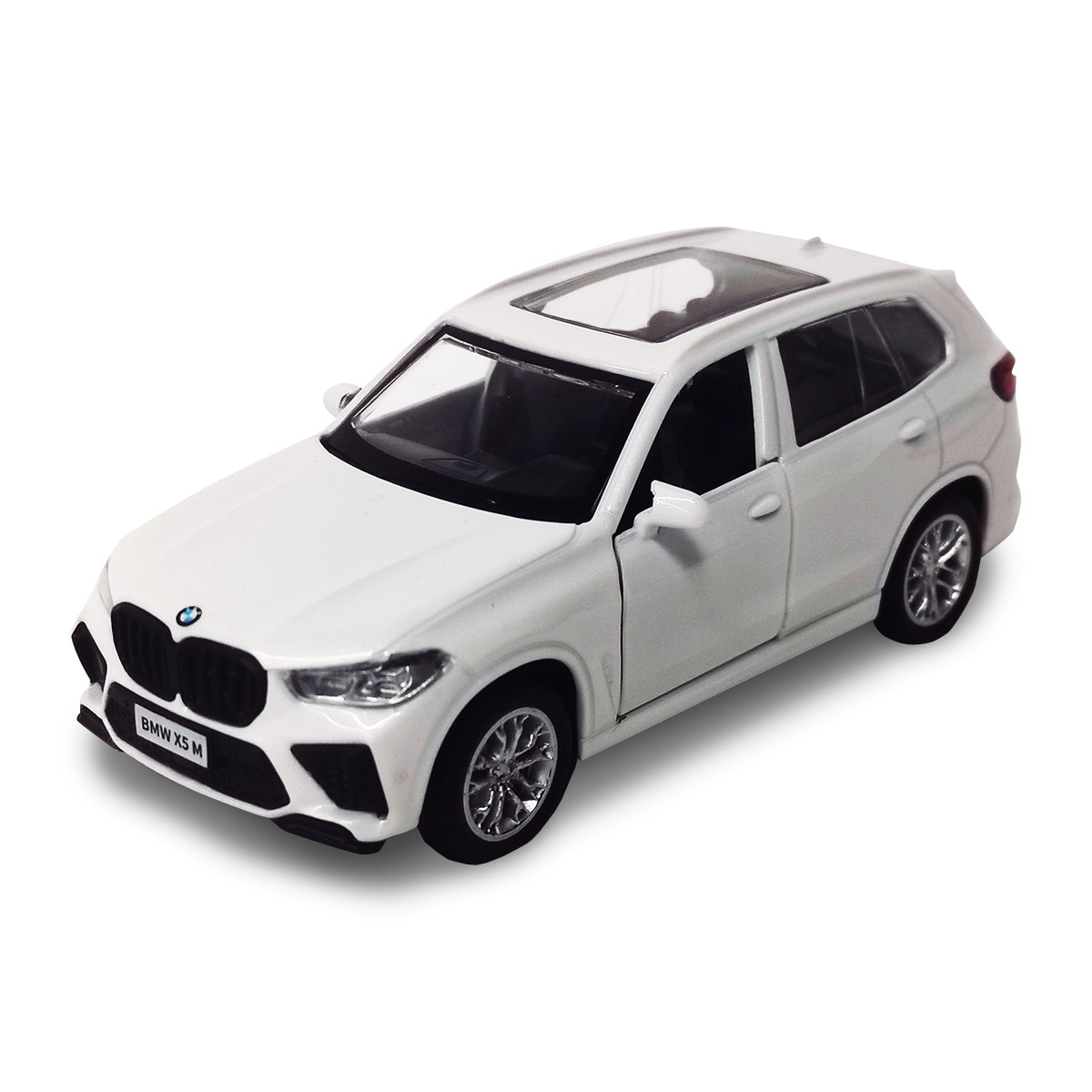 Машинка метал BMW X5 M БМВ білий 1:43 відкр двері 5*11*4см (250404), фото 1