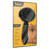 Самоочищающаяся Щітка для хутра домашніх тварин Purlov 18905 Black, фото 5