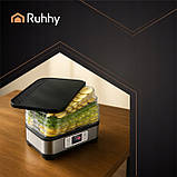 Сушарка для грибів, фруктів та овочів 5 лотків до 10 літрів Ruhhy 25929 400 Вт, фото 8