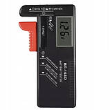 Тестер - вимірник батарей та акумуляторів з ЖК-дисплеєм Bigstren 19898, фото 3