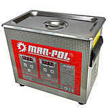 Ультразвуковий очищувач для дезінфекції мийка 3.2 літра 120 Вт Mar-Pol M90074, фото 2