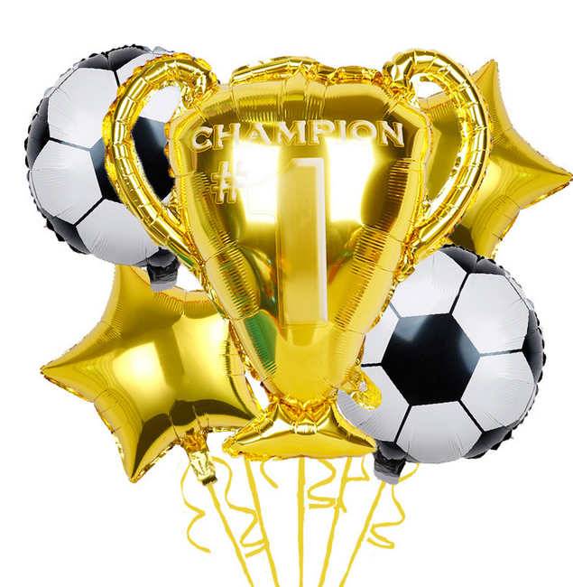 Набір повітряних куль "Футбол | Кубок", 5 куль, фото 1