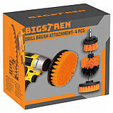 Набір щіток, що чистять 4 шт для дриля Bigstren 15248, фото 8