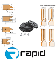Комплект фрез для обробки шпильки і обв'язки двох видів меблевих фасадів