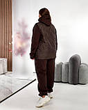 Костюм-трійка на флісі для пишних дам "Плащовка", фото 3