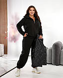 Костюм-трійка на флісі для пишних дам "Плащовка", фото 6