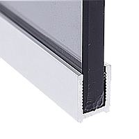 Профіль для кріплення скла з анодованого алюмінію