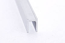 Профіль для кріплення скла з анодованого алюмінію, фото 4