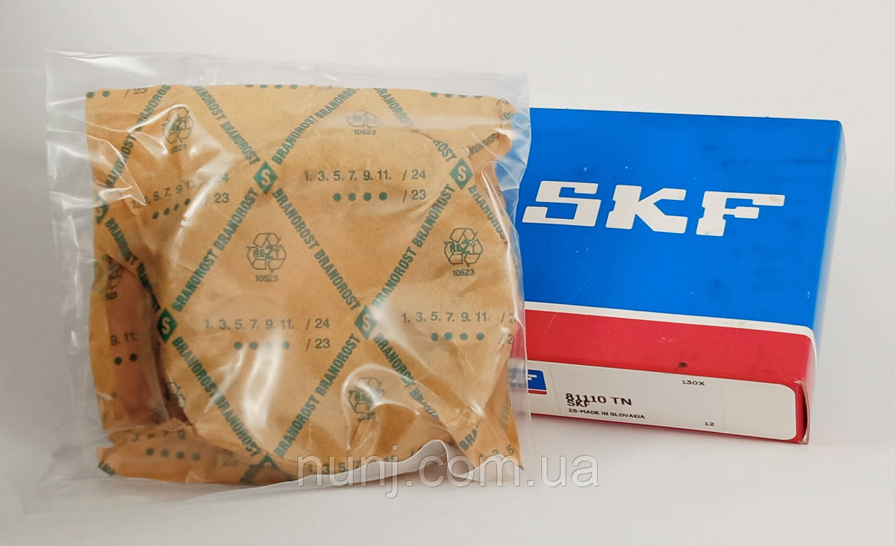 Підшипник 81110 SKF (9110) розміри: 50*70*14 роликовий упорний, фото 1