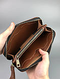 Шкіряний гаманець ZIPPER коньячний, фото 2