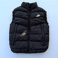 Жилетка чоловіча на блискавці без капюшона Найк S M L XL XXL