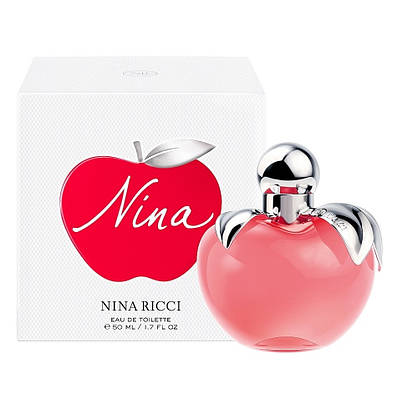 Жіночі парфуми Nina Ricci Nina туалетна вода 50ml оригінал, фруктовий аромат Ніна річі червоне яблуко